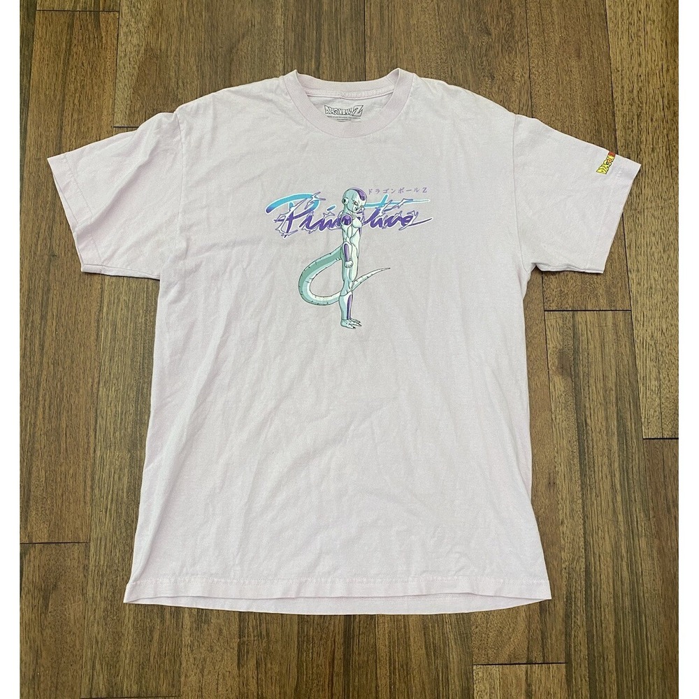 Primitive Dragon Ball Z Frieza Shirt Mens Large Pink Purple Graphic Tee Pullover